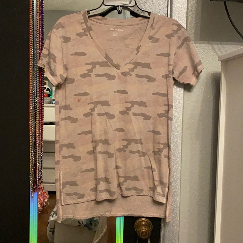 Purple camo top